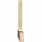 Ekena Millwork Portland Rough Sawn Timber Gable Bracket, Douglas Fir, 60"W x 20"H x 2"D x 4"F, 8/12 Pitch GBW060X20X0204POR00RDF - alternate 3